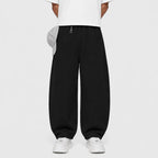 Black Utility Baggy Sweatpants