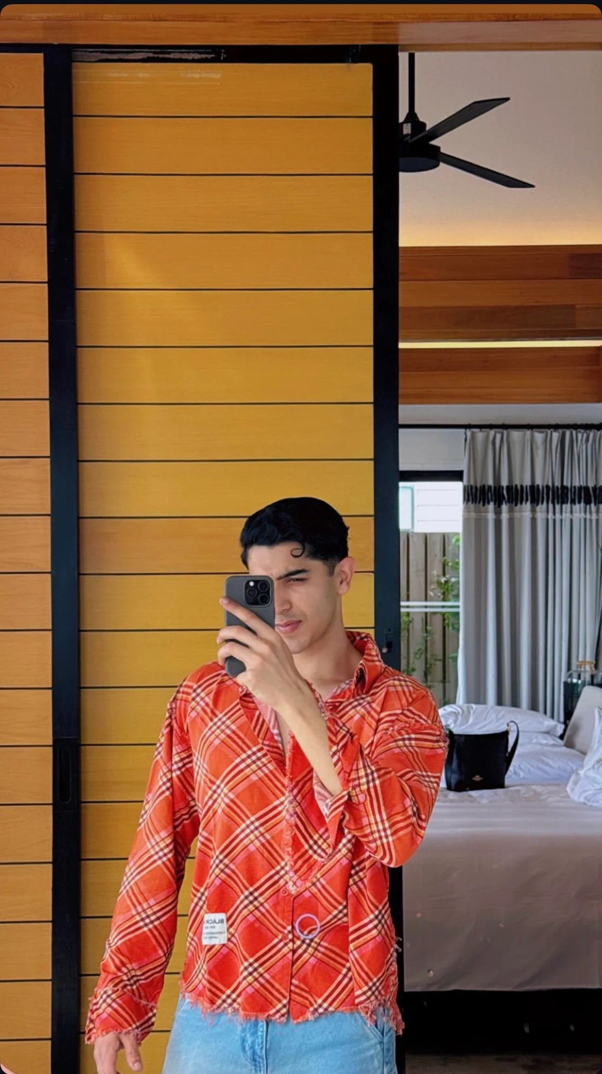 THE RIOT RAW EDGE PLAID SHIRT