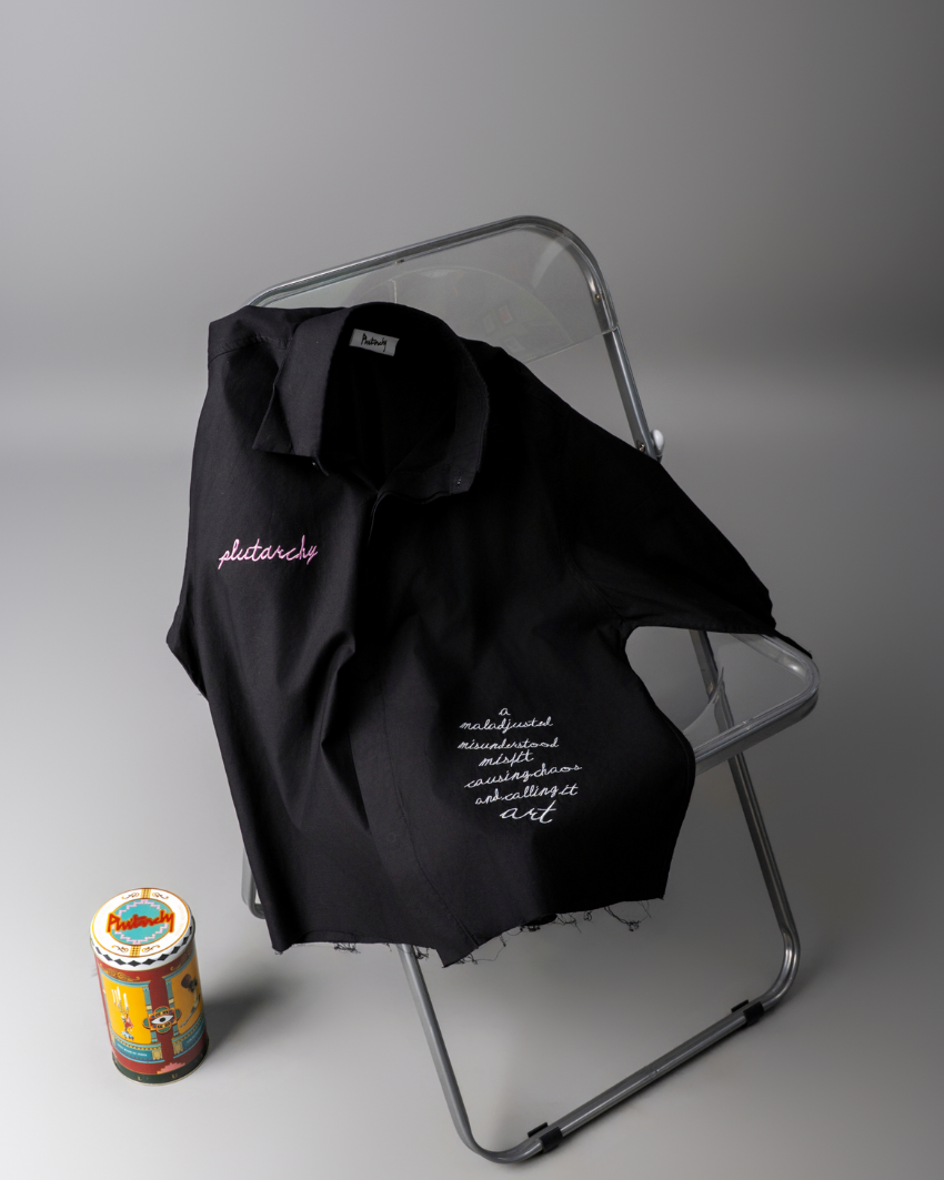 BLACK ARTY SHIRT