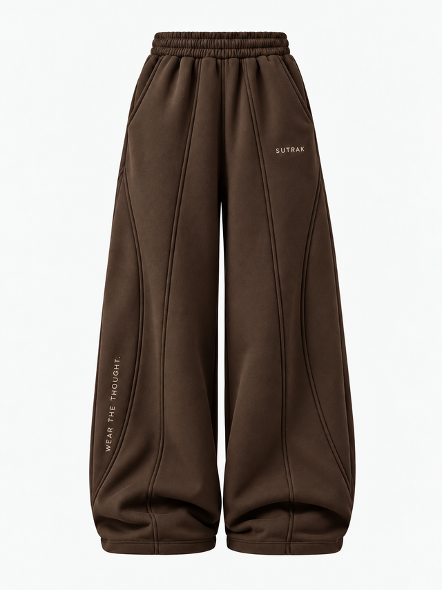 SUTRAK — WIDE FORM SWEATPANTS