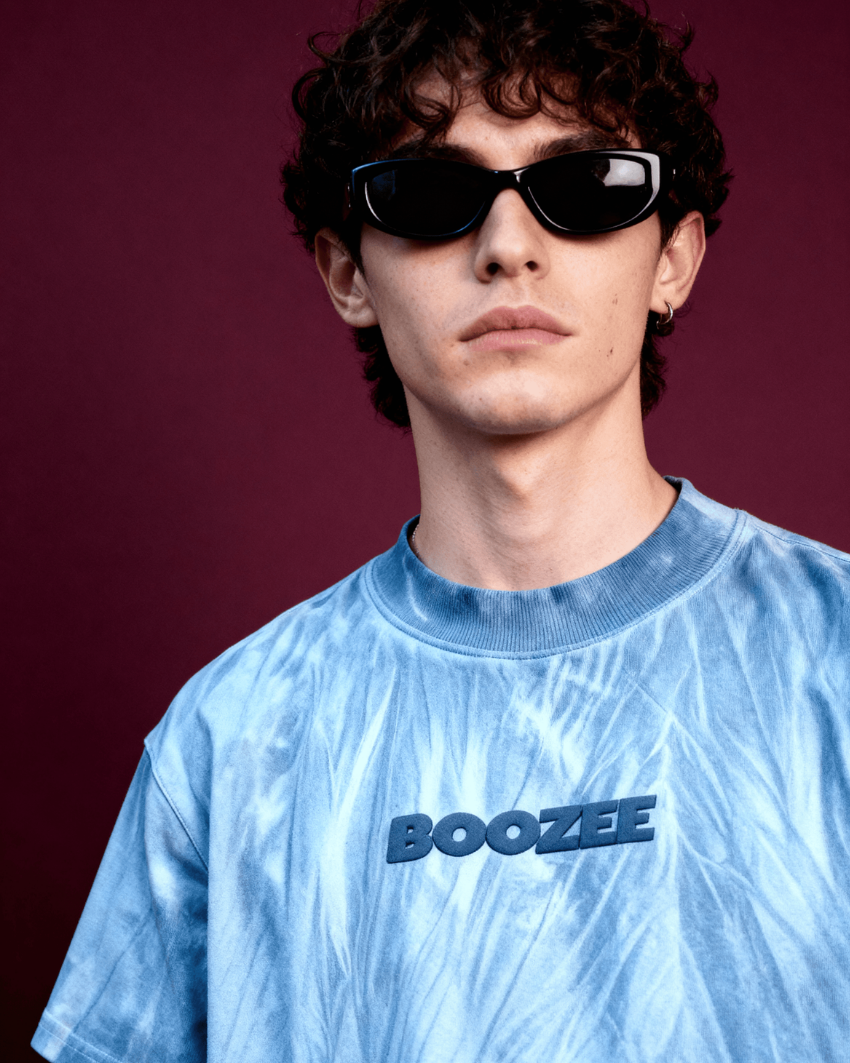 Blue Ice Dyed T-Shirt