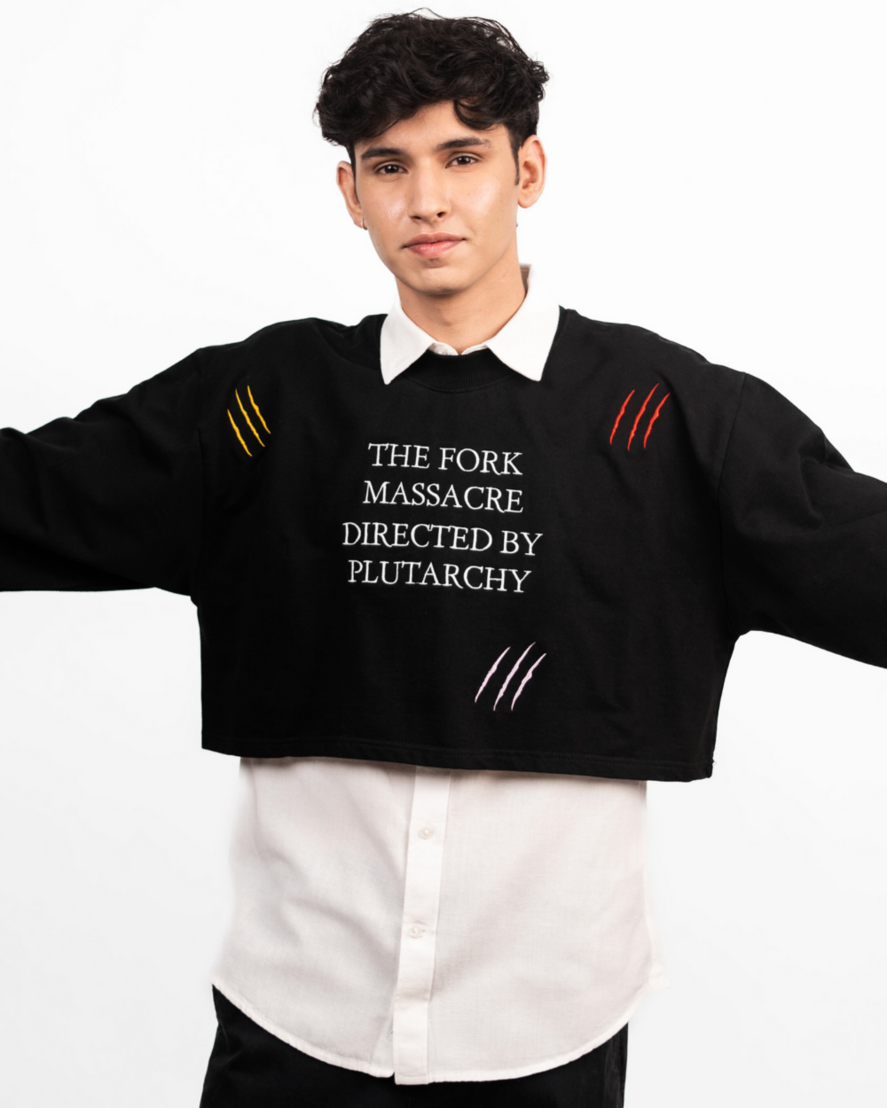 DARKWAVE CROP TEE