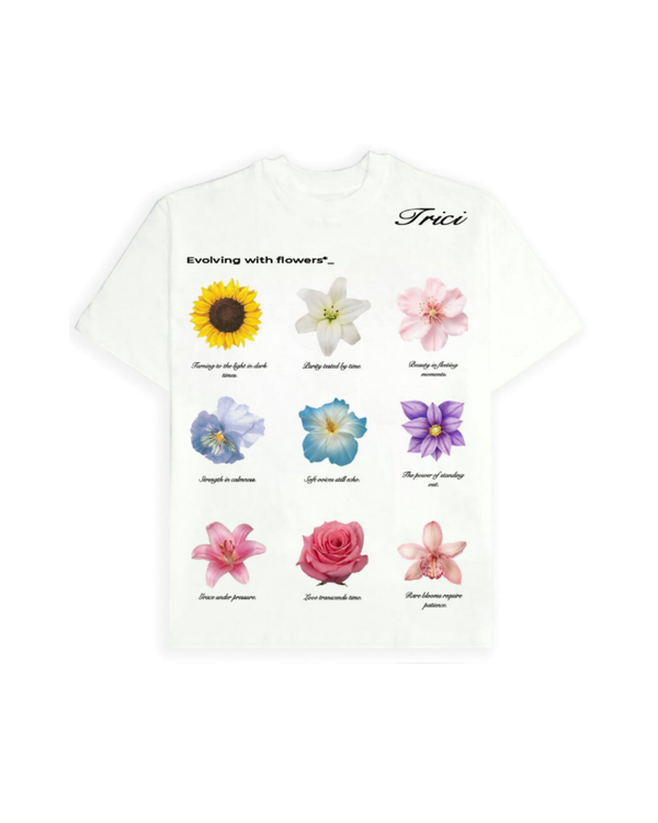 FLR T-SHIRT IN WHITE [UNISEX]