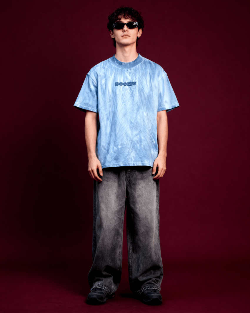 Blue Ice Dyed T-Shirt