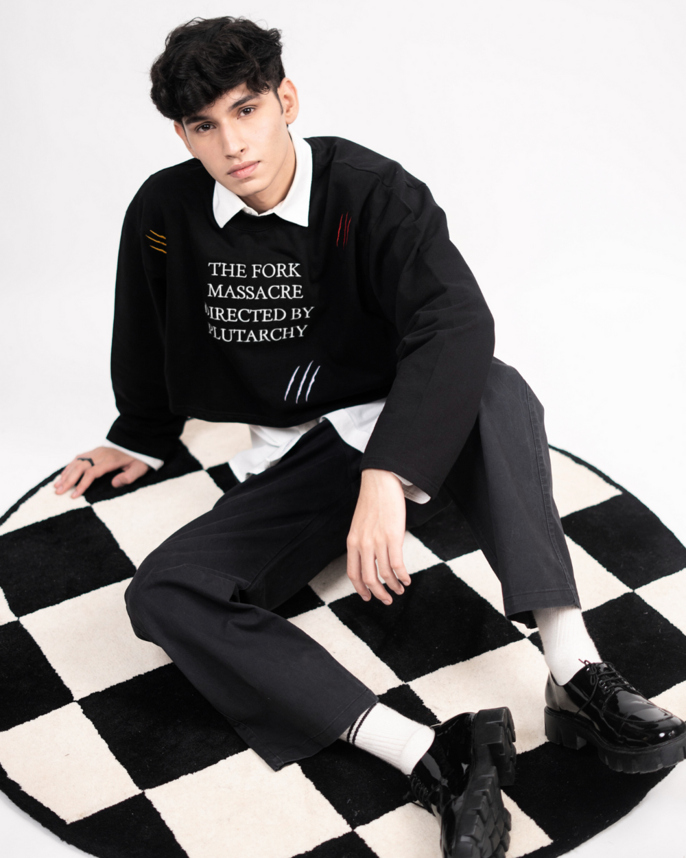 DARKWAVE CROP TEE