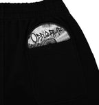 Record Baggy Black Sweatpants