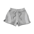 Light Grey Mesh Shorts