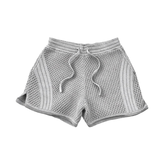 Light Grey Mesh Shorts