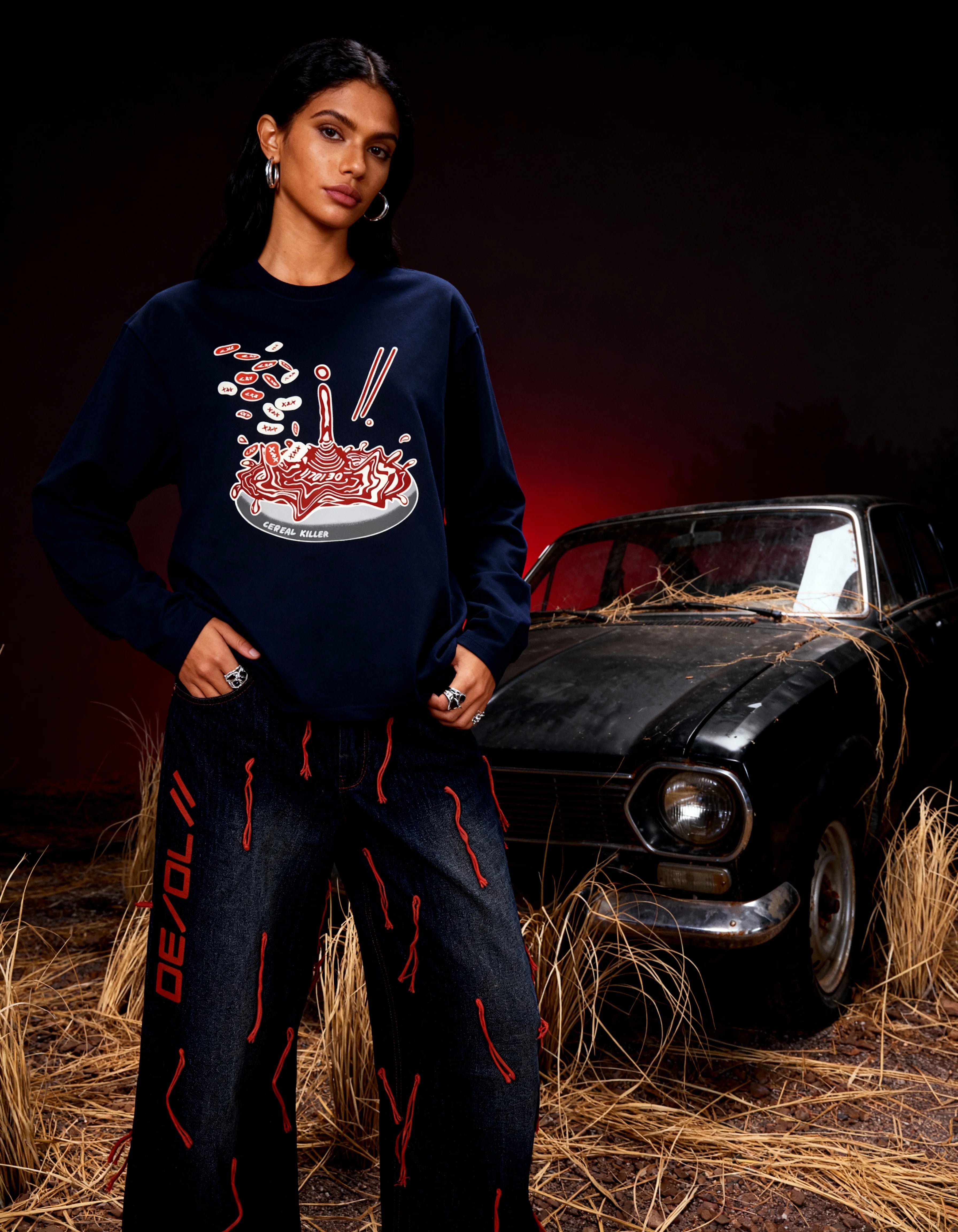 CEREAL KILLER [FULL-SLEEVE T-SHIRT] XS