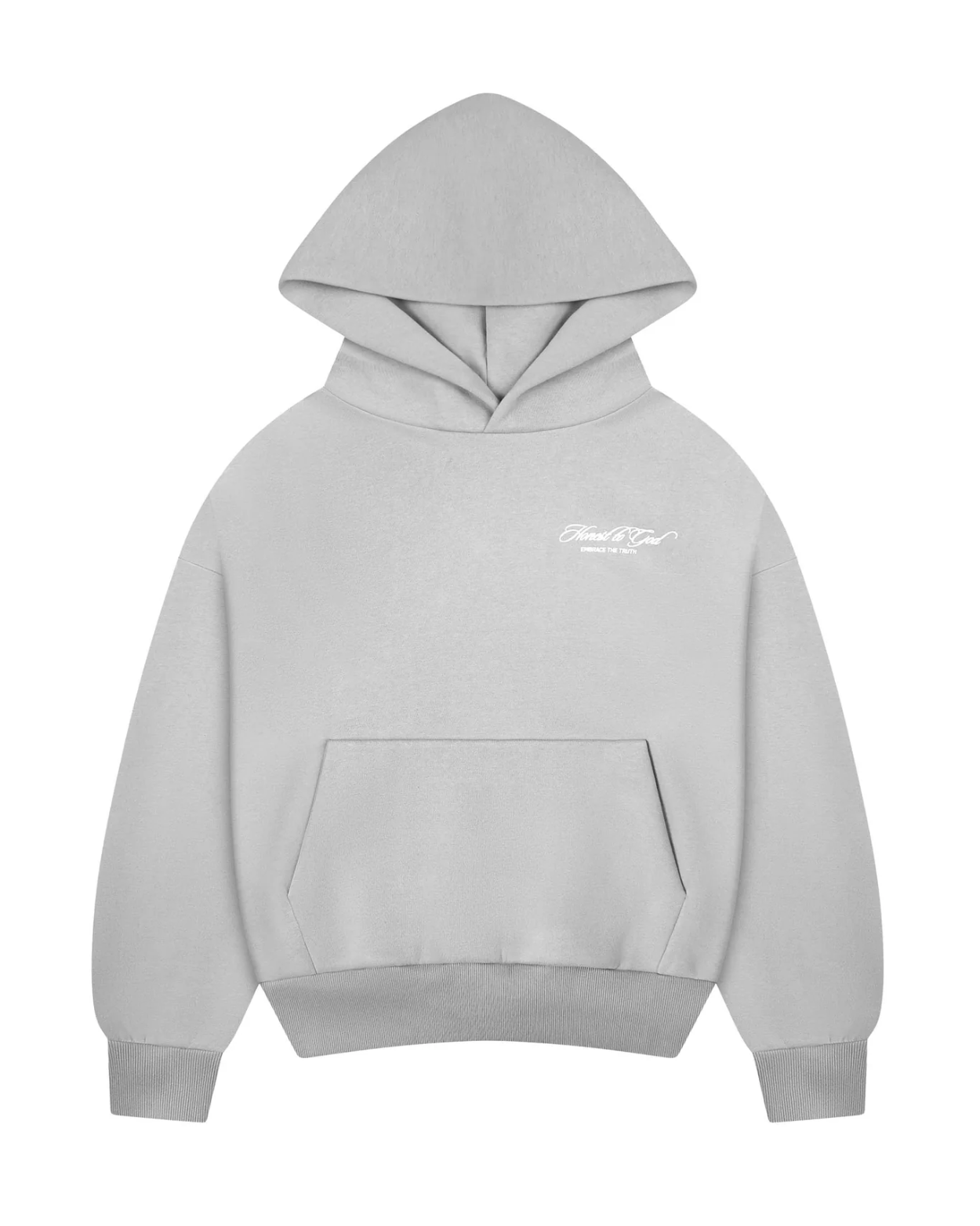 Light Gray Box Fit Hoodie