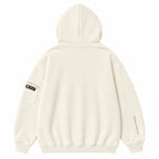 Cream Eye Mask Hoodie