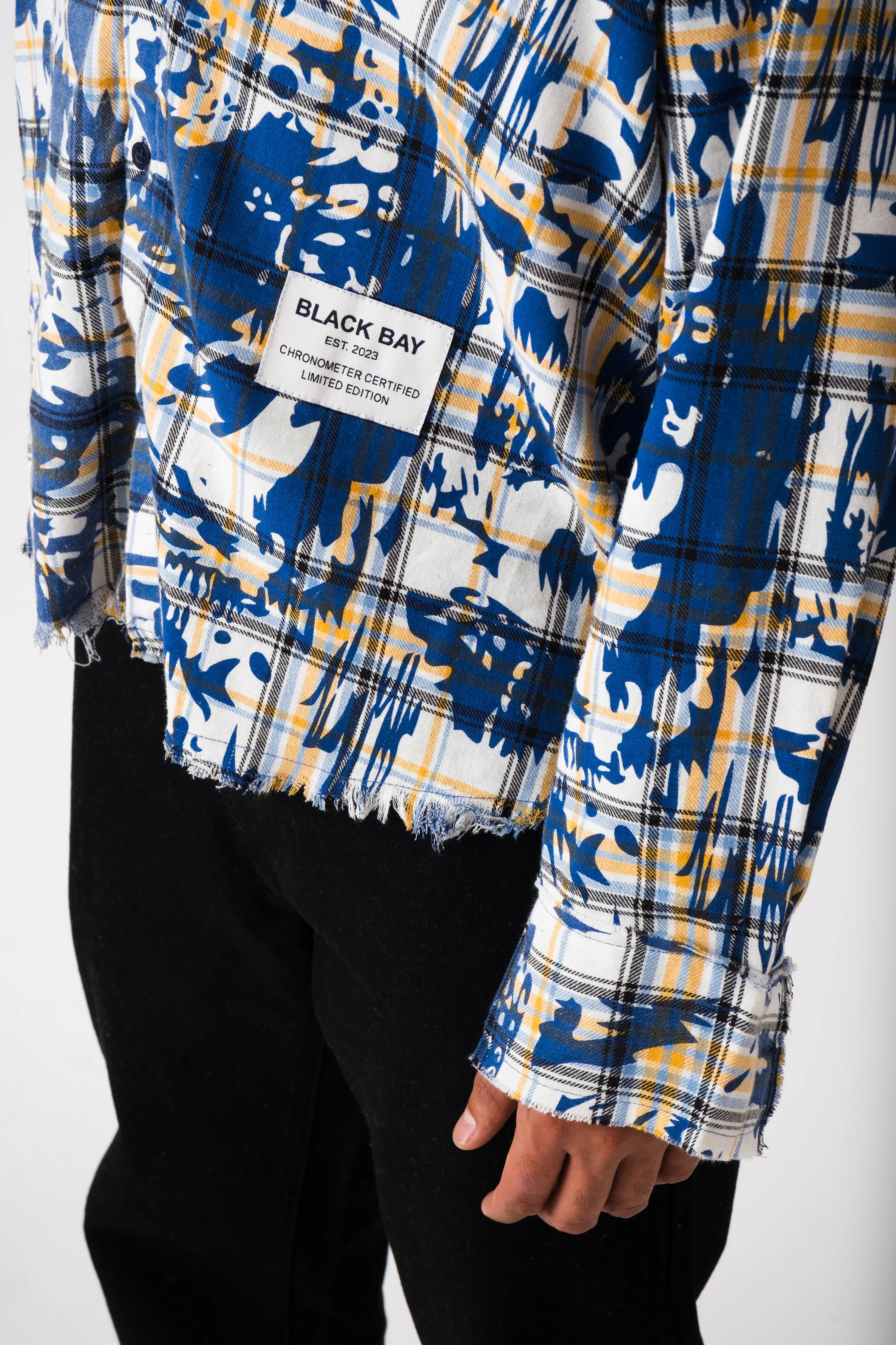 BLU CHAOS PLAID SHIRT