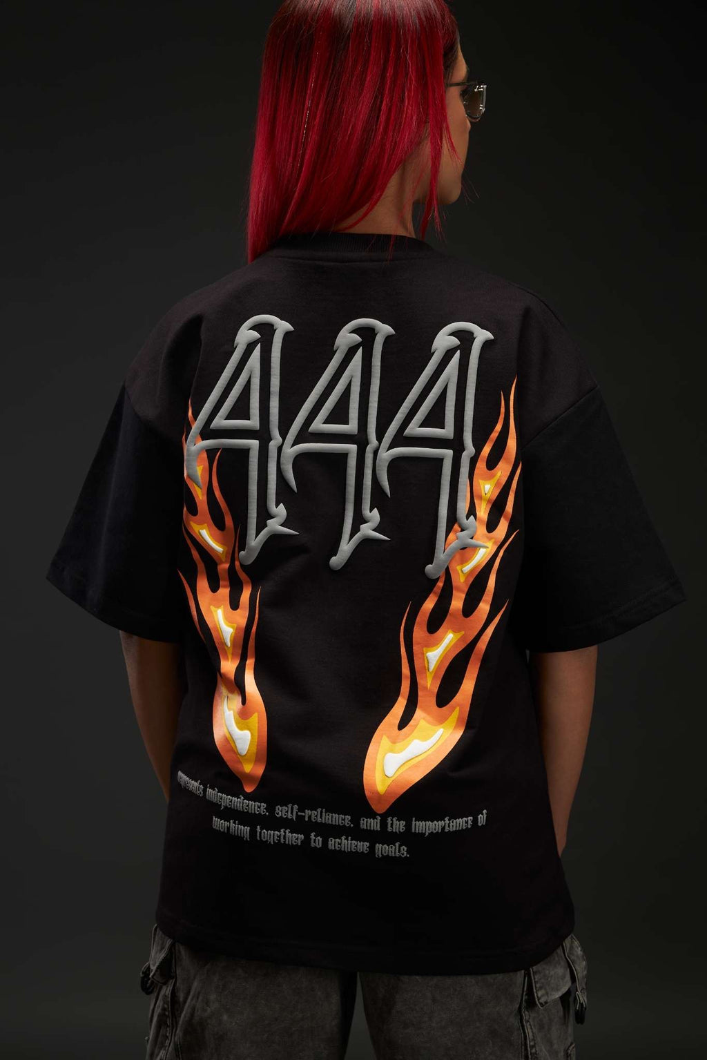 444 BLACK TEE