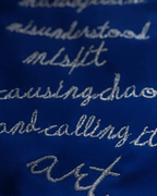 BLUE ARTY SHIRT