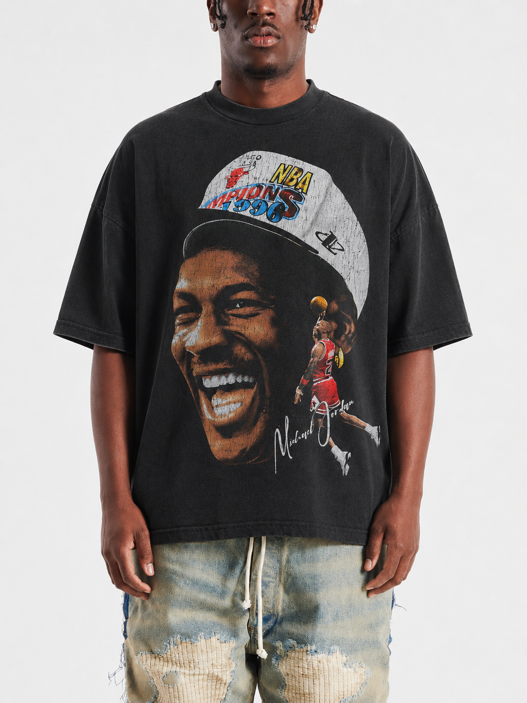 MJ 1996 THE LAST DANCE VINTAGE GRAPHIC T-SHIRT