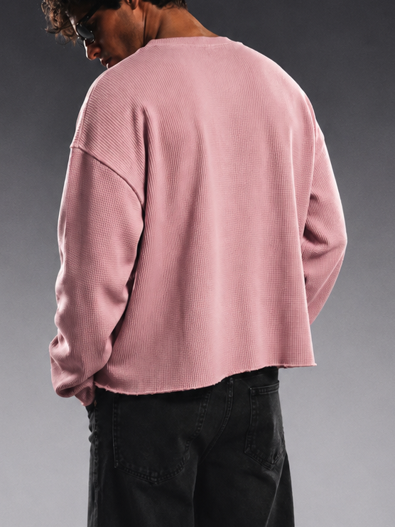 DUSTY ROSE ESSENTIAL WAFFLE