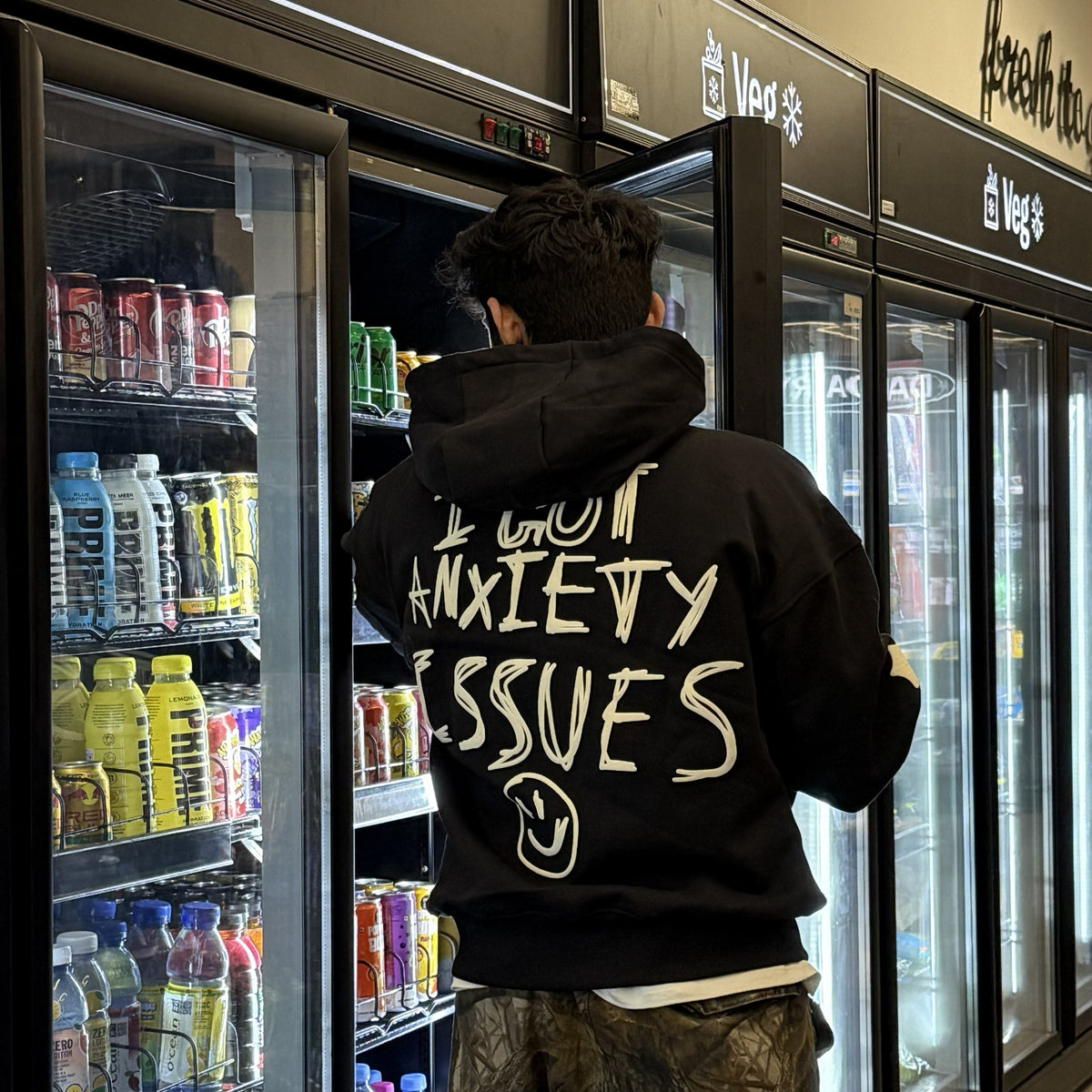 ANXIETY HOODIE (Black)