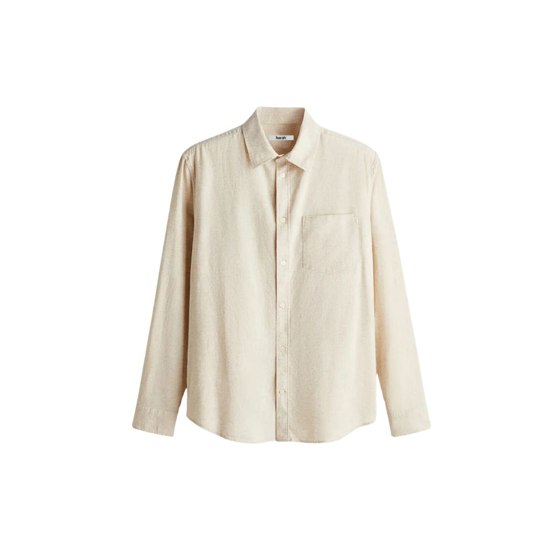 LINEN SHIRT – EARTH BEIGE