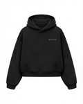 BLACK BASIC HOODIE - COLD 001