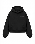 BLACK BASIC HOODIE - COLD 001