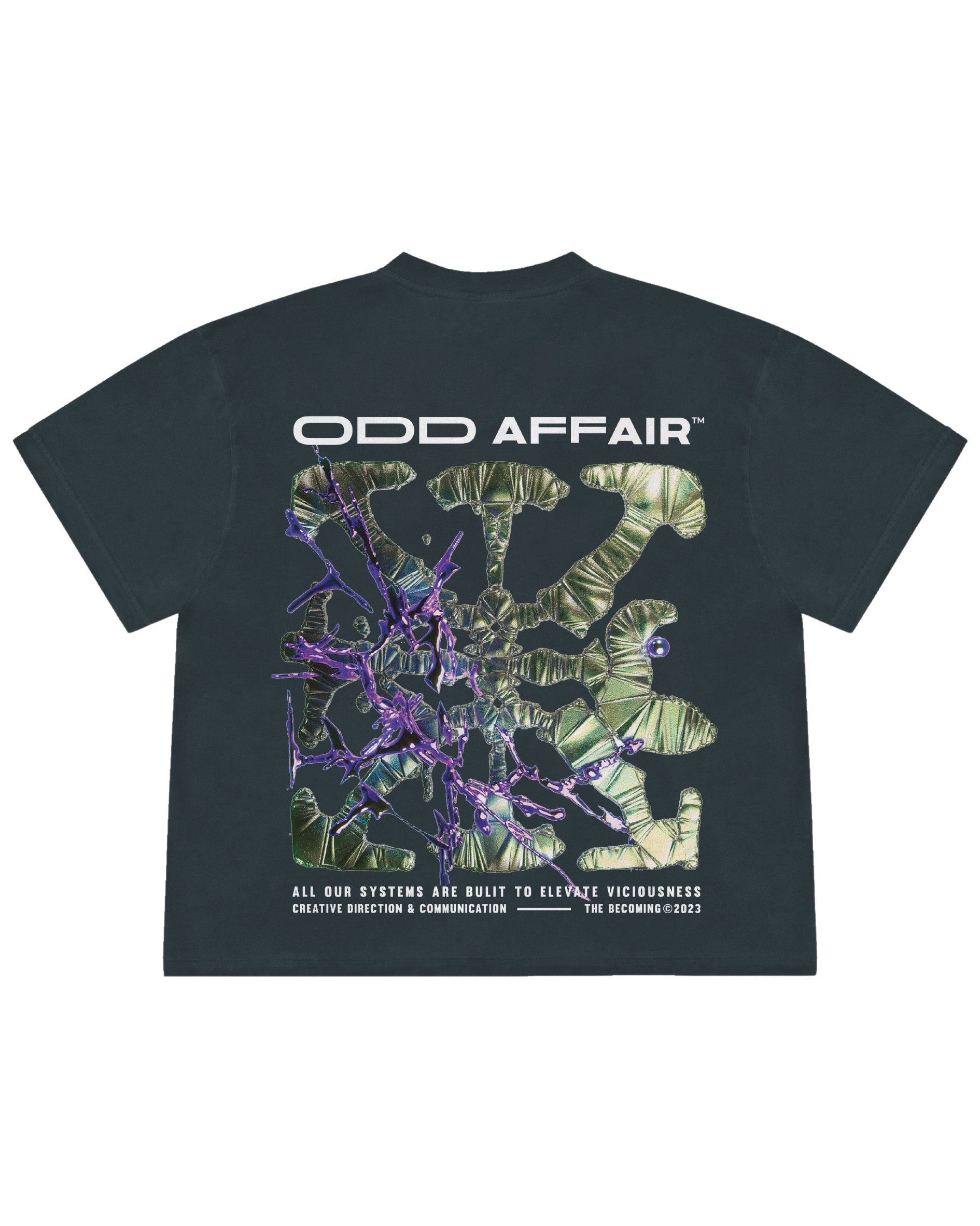 CHAOS DARK GREY T-SHIRT