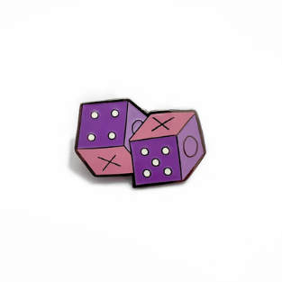 Dice - Brooch Enamel Pin