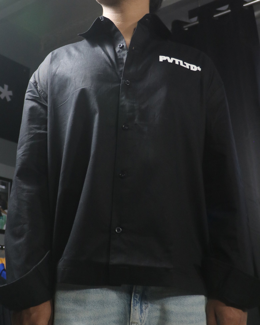 Classic Black Boxy Shirt