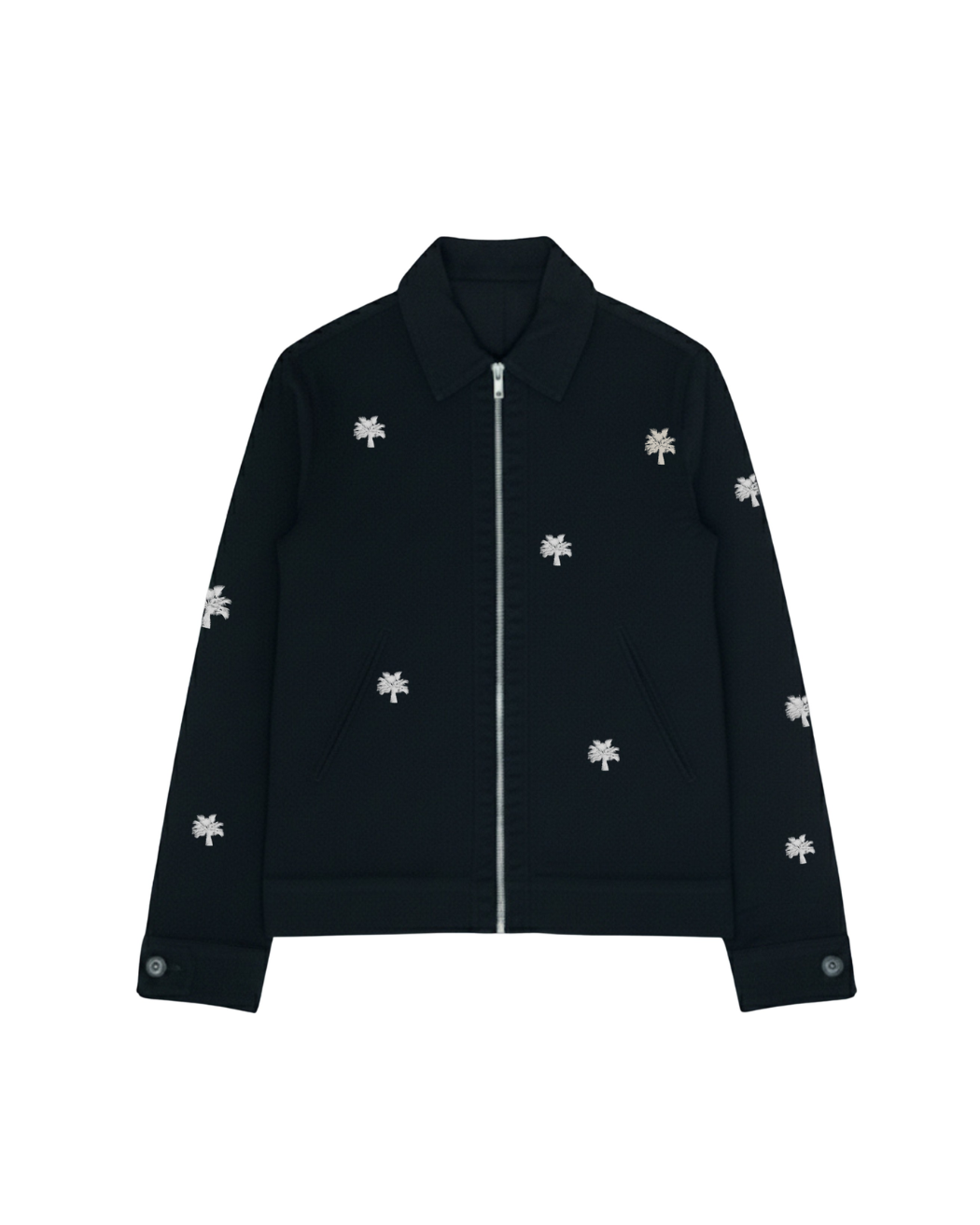 PALME ZIP JACKET IN BLACK [UNISEX]