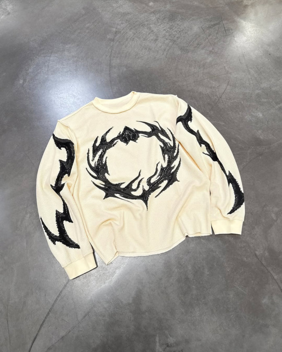 Flame Knit Long Sleeve