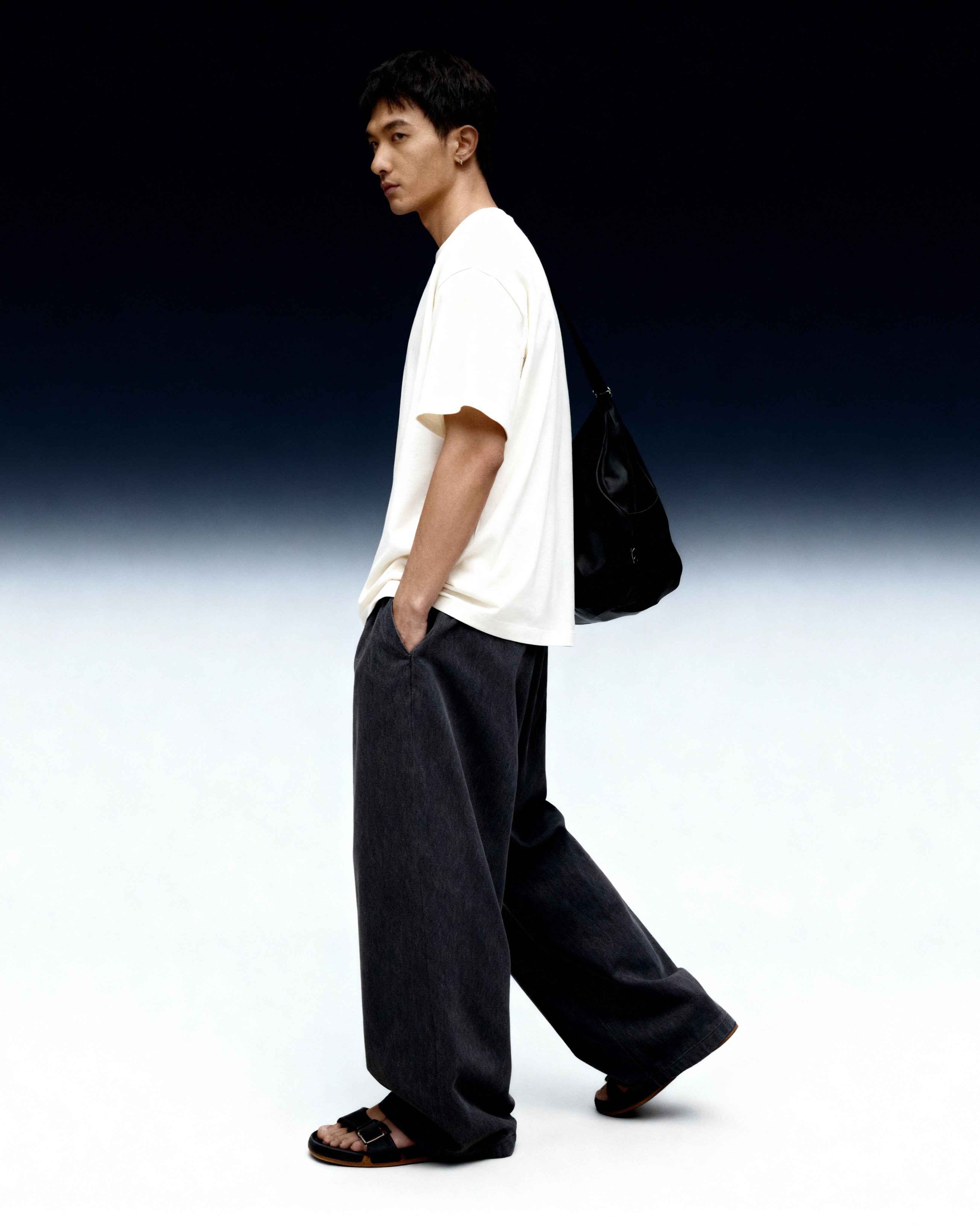 SLATE GRAY BAGGY JOGGER