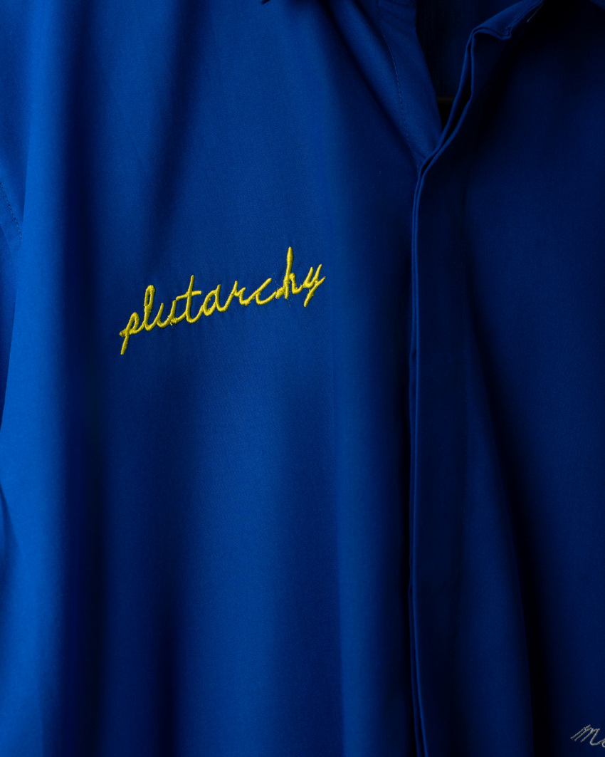 BLUE ARTY SHIRT