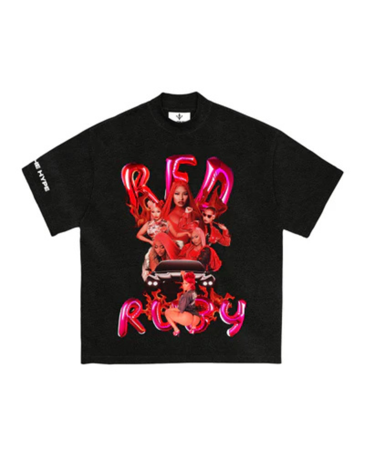 Red Ruby Nicky Oversized T-shirt