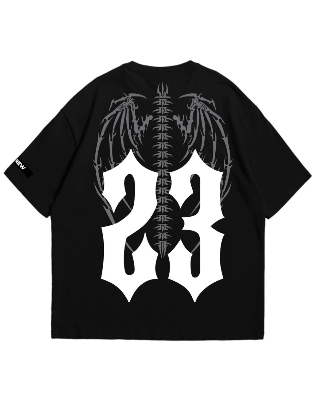 BLACK 23 WINGS T-SHIRT