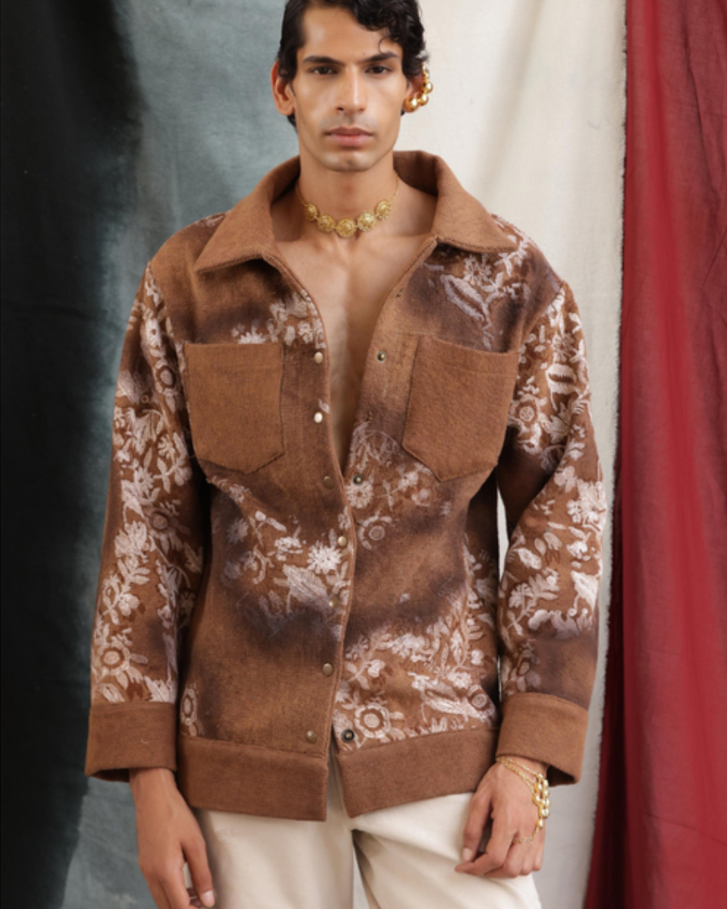 LALSA BLOCKPRINTED - JACKET