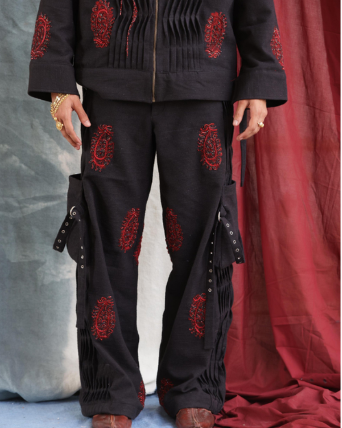 KALIDAS HAND EMBROIDERED - PANTS