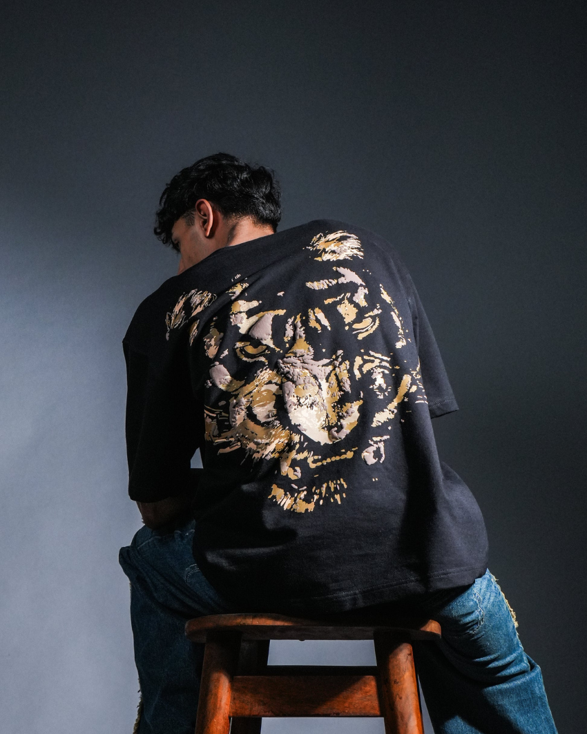 Fearless Tiger Oversized T Shirt