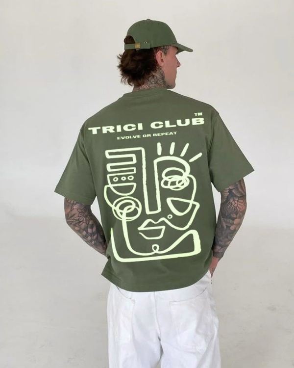 INSPBYJAY T-SHIRT IN MOSSGREEN [UNISEX]