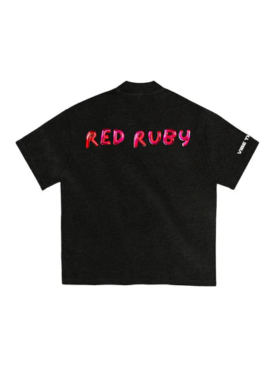 Red Ruby Nicky Oversized T-shirt