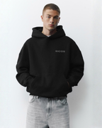 BLACK BASIC HOODIE - COLD 001