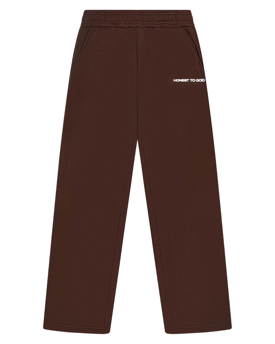 Bistre Brown Straight Leg Sweatpant