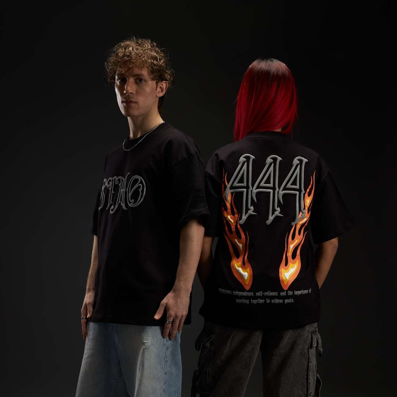 444 BLACK TEE