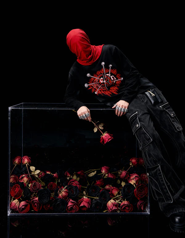 EYESORE [FULL-SLEEVE T-SHIRT] - BLACK