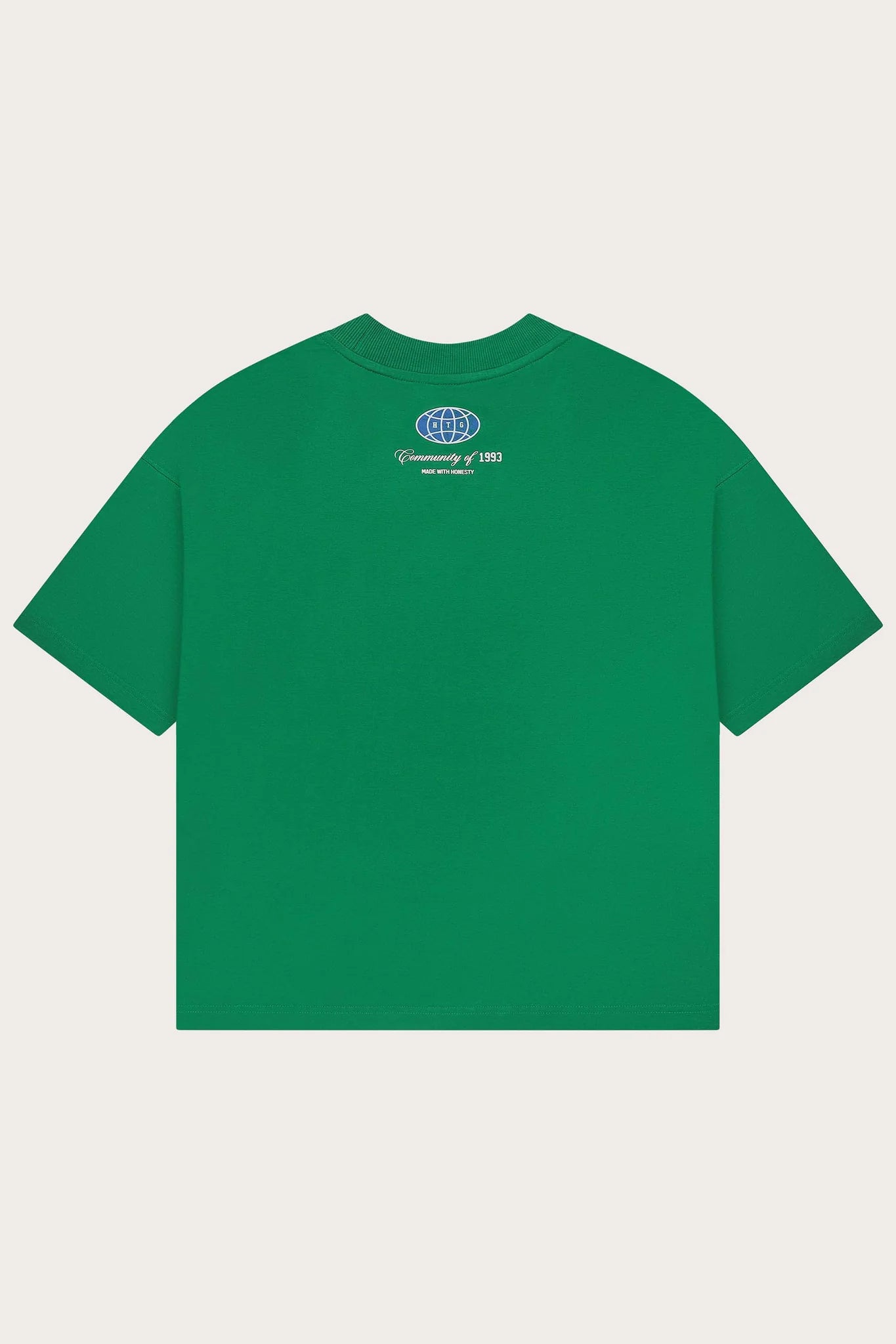 Community Green Box Fit Tee