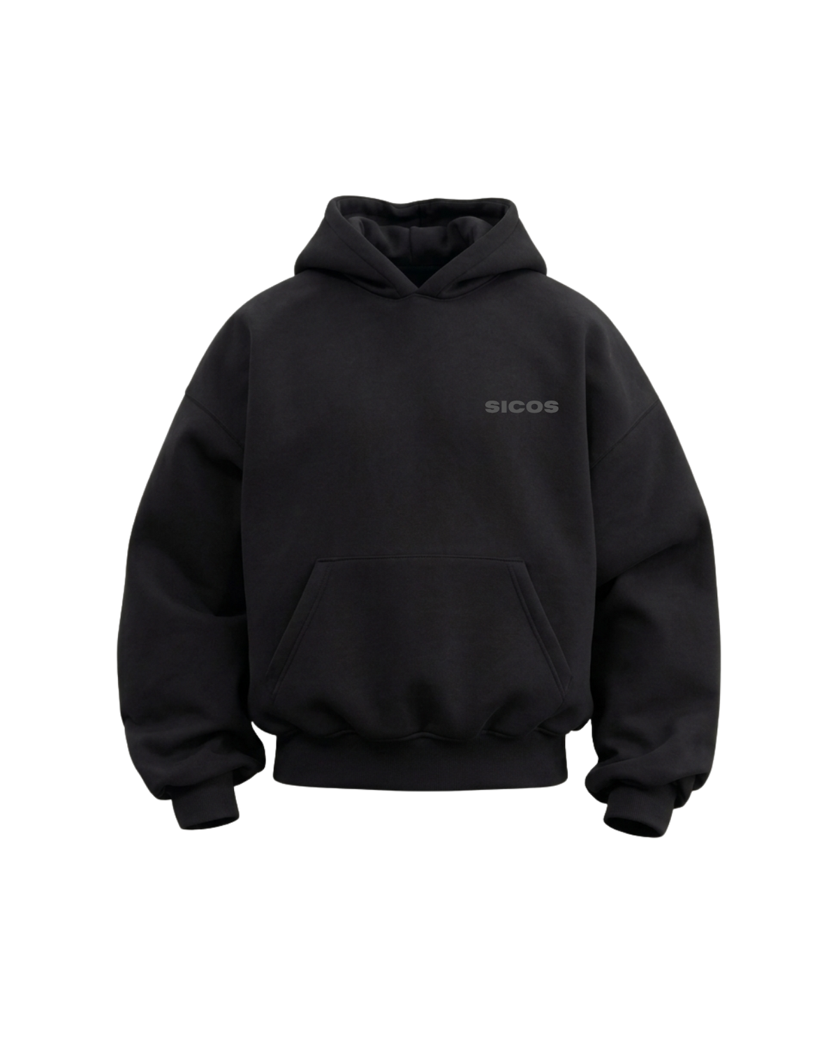 BLACK 360 GSM HOODIE - COLD 001