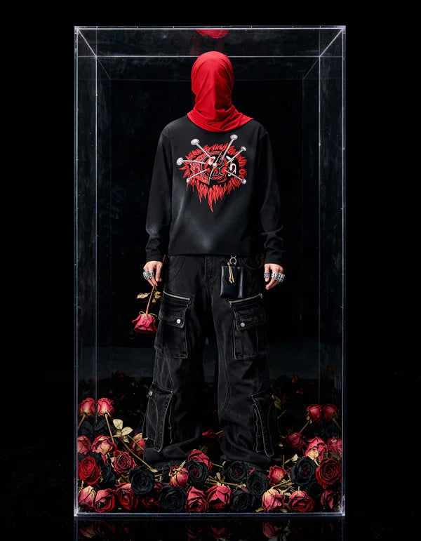 EYESORE [FULL-SLEEVE T-SHIRT] - BLACK