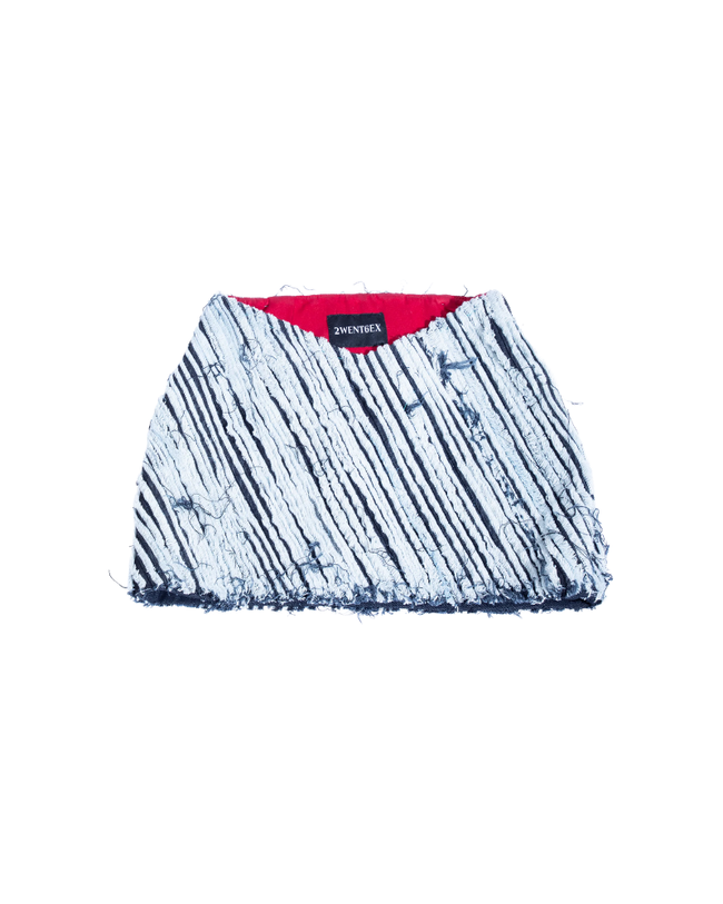 TEXTURE SKIRT / DENIM