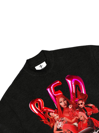 Red Ruby Nicky Oversized T-shirt