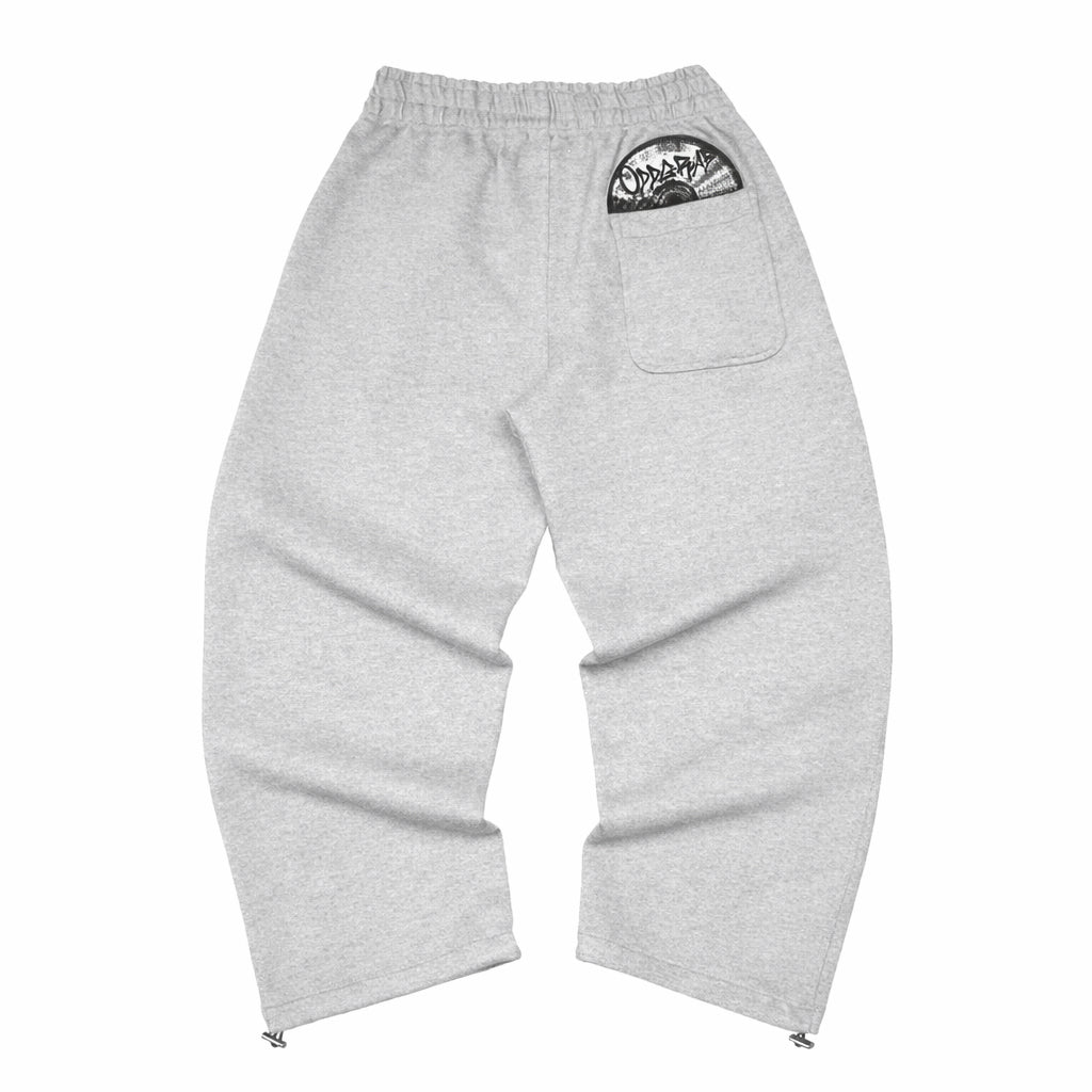 Record Baggy Black Sweatpants