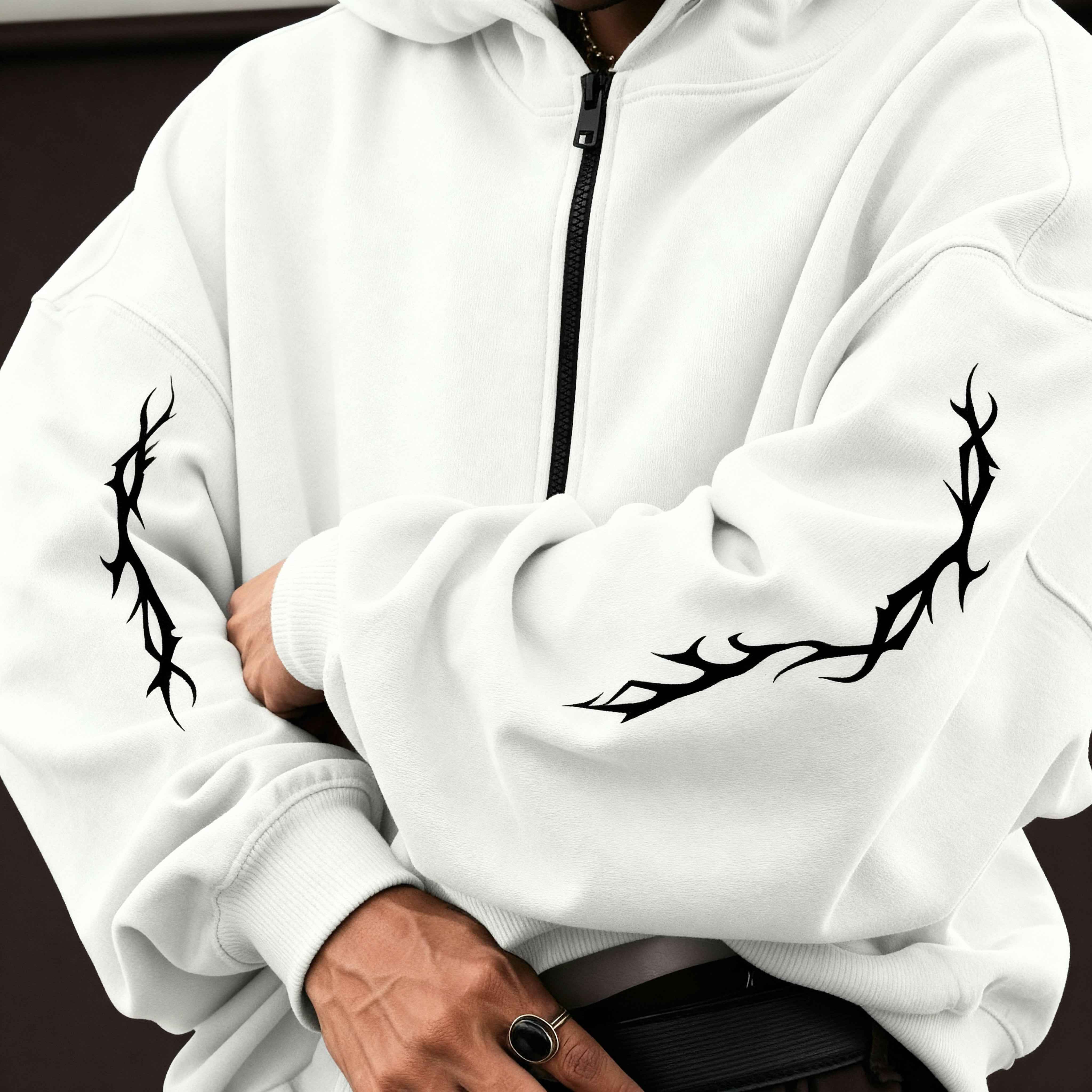 Aegis Sleeve Oversize Hoodie