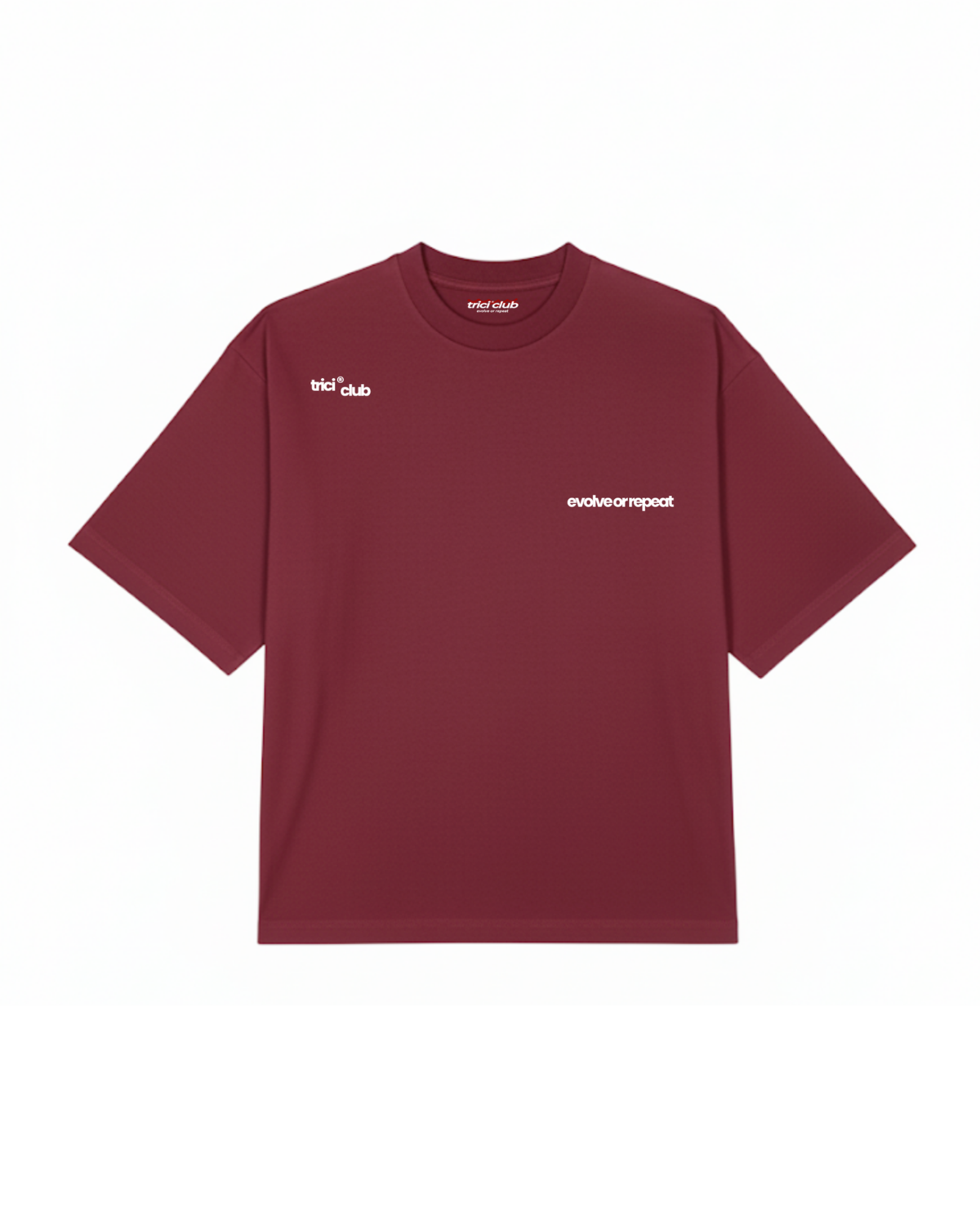 BASIC T-SHIRT IN CARMINEMAROON [UNISEX]